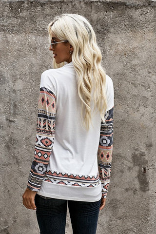 Cozy Cabin Getaway Top - White