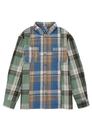 Fall Flannel Shirt - Green