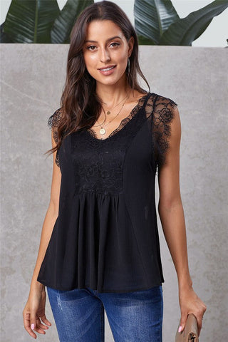 Lace Top - Black