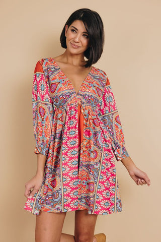 Boho Vintage Baby Doll Dress