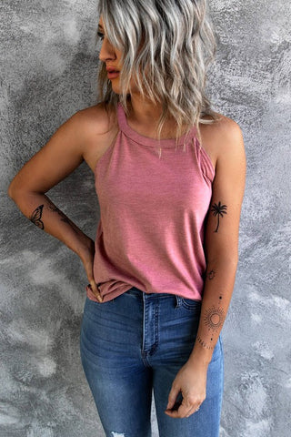 Summer Halter Top - Pink