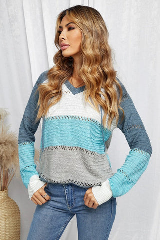 Sweater Hoodie - Blue