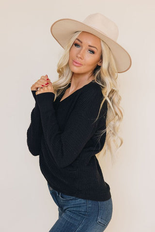 Wrap Sweater - Black