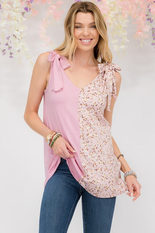 Tie Spring Top - Pink