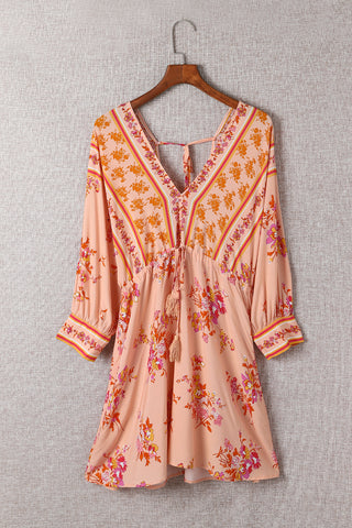 Peach Delight Kimono Dress