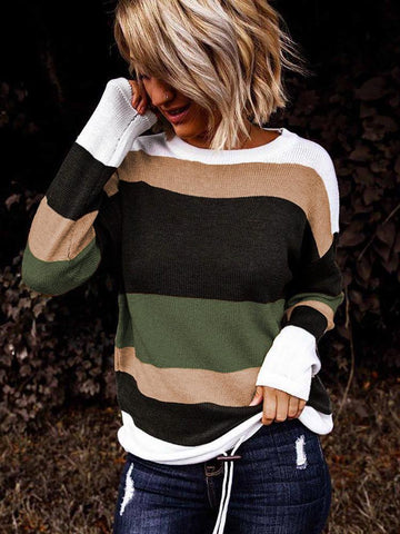 Drawstring Sweater - Green