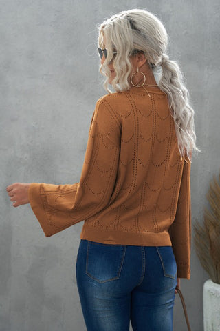 Fall Feelings Sweater - Brown