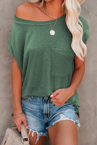 Summer Staple Pocket Tee - Green