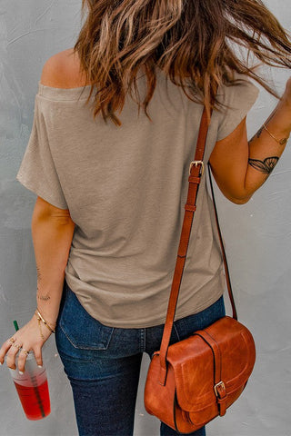 Summer Staple Pocket Tee - Taupe