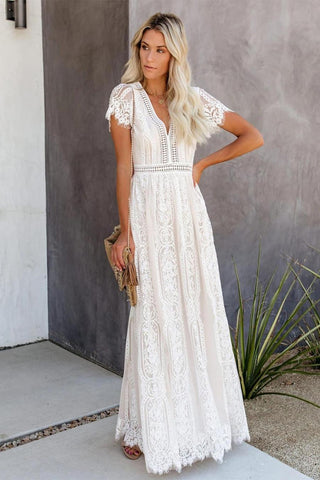 White Lace Dress