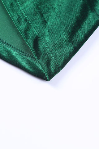 Velour Blazer - Green