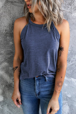 Summer Halter Top - Navy