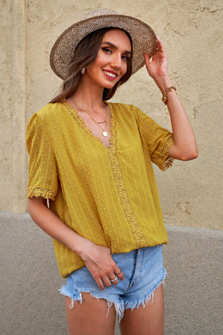 Gypsy Summer Top - Yellow