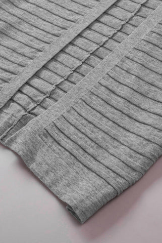 Half Sleeve Cardigan - Gray