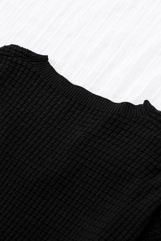 Wrap Sweater - Black