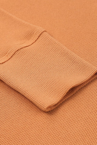 Thermal Henley Top - Orange