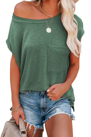 Summer Staple Pocket Tee - Green