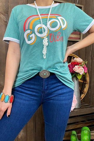 Good Vibes Top - Green