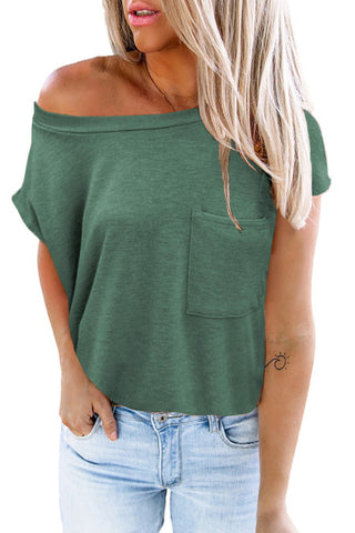 Summer Staple Pocket Tee - Green
