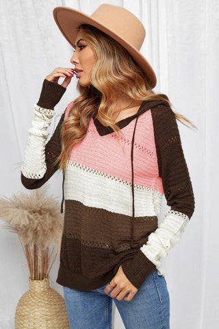 Sweater Hoodie - Brown