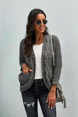 Chunky Cardigan - Gray