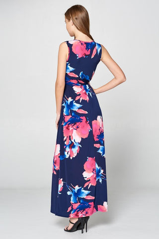 A Night in Maui Maxi Dress - Navy