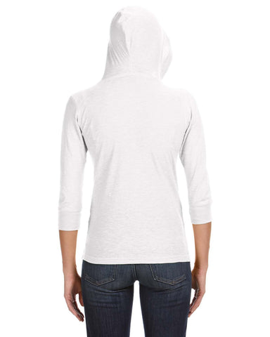 Vanity Hooded 3/4 Length Sleeve Shirt - 4 colors