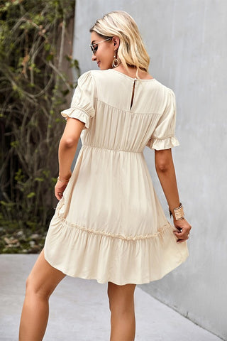 Babydoll Dress - Cream