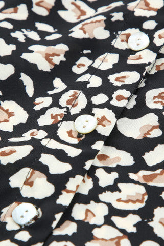 Whimsical Woodland Top - Black and Brown
