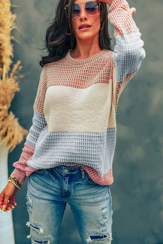 Fall Feeling Waffle Knit Top