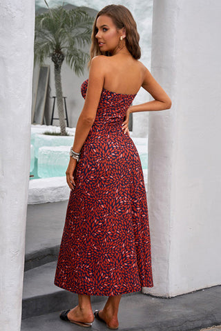 Strapless Summer Maxi - Red
