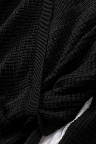 Wrap Sweater - Black