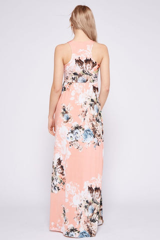 Garden Party Maxi Dress - Pink Bouquets