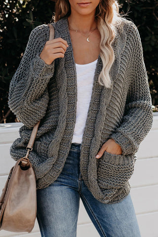 Chunky Cardigan - Gray