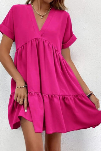 Party Pink A-Line Dress