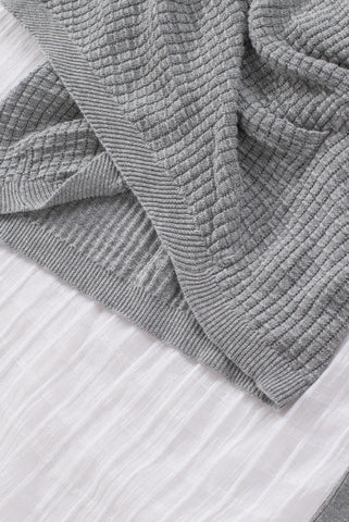 Wrap Sweater - Gray