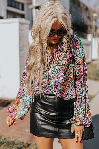 Pop of Color Blouse