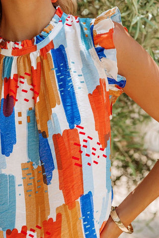 Colorful Sleeveless Top