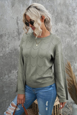Fall Feelings Sweater - Gray
