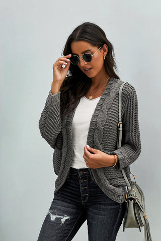 Chunky Cardigan - Gray