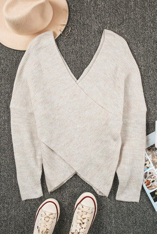 Criss Cross Sweater - Ivory