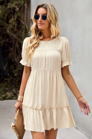 Babydoll Dress - Cream