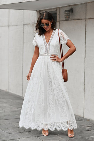 White Lace Dress