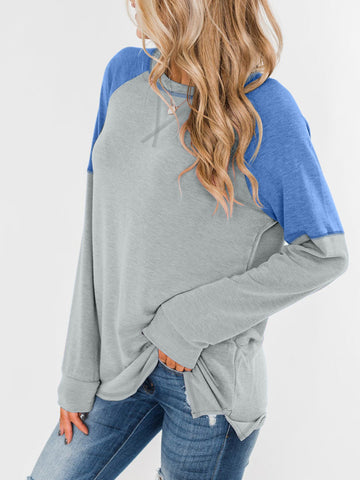 Raglan Sleeve Top - Blue