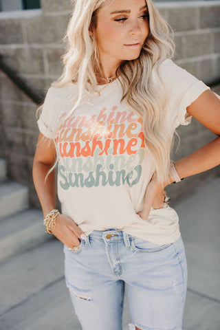 Sunshine Print Tee