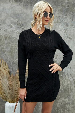 Sweater Dress- Black