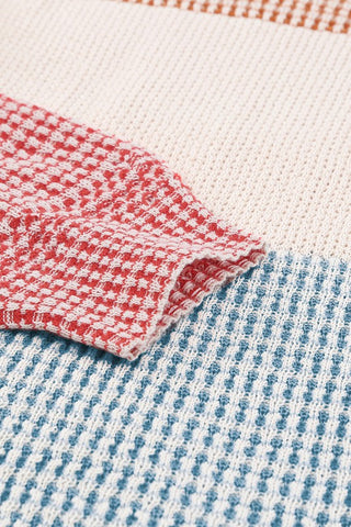 Fall Feeling Waffle Knit Top