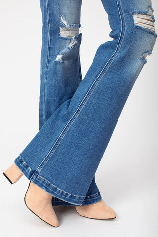 Kan Can Flared Jeans - Blue