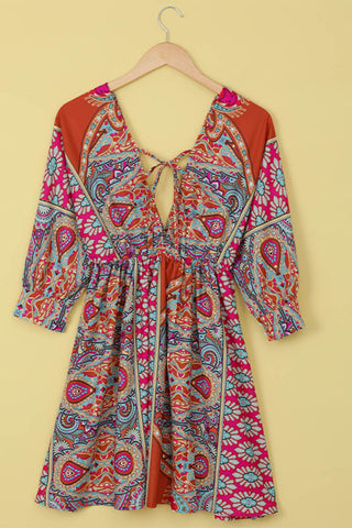 Boho Vintage Baby Doll Dress