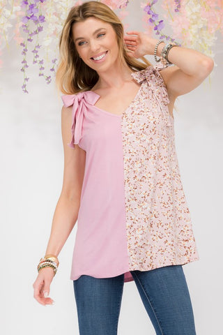 Tie Spring Top - Pink